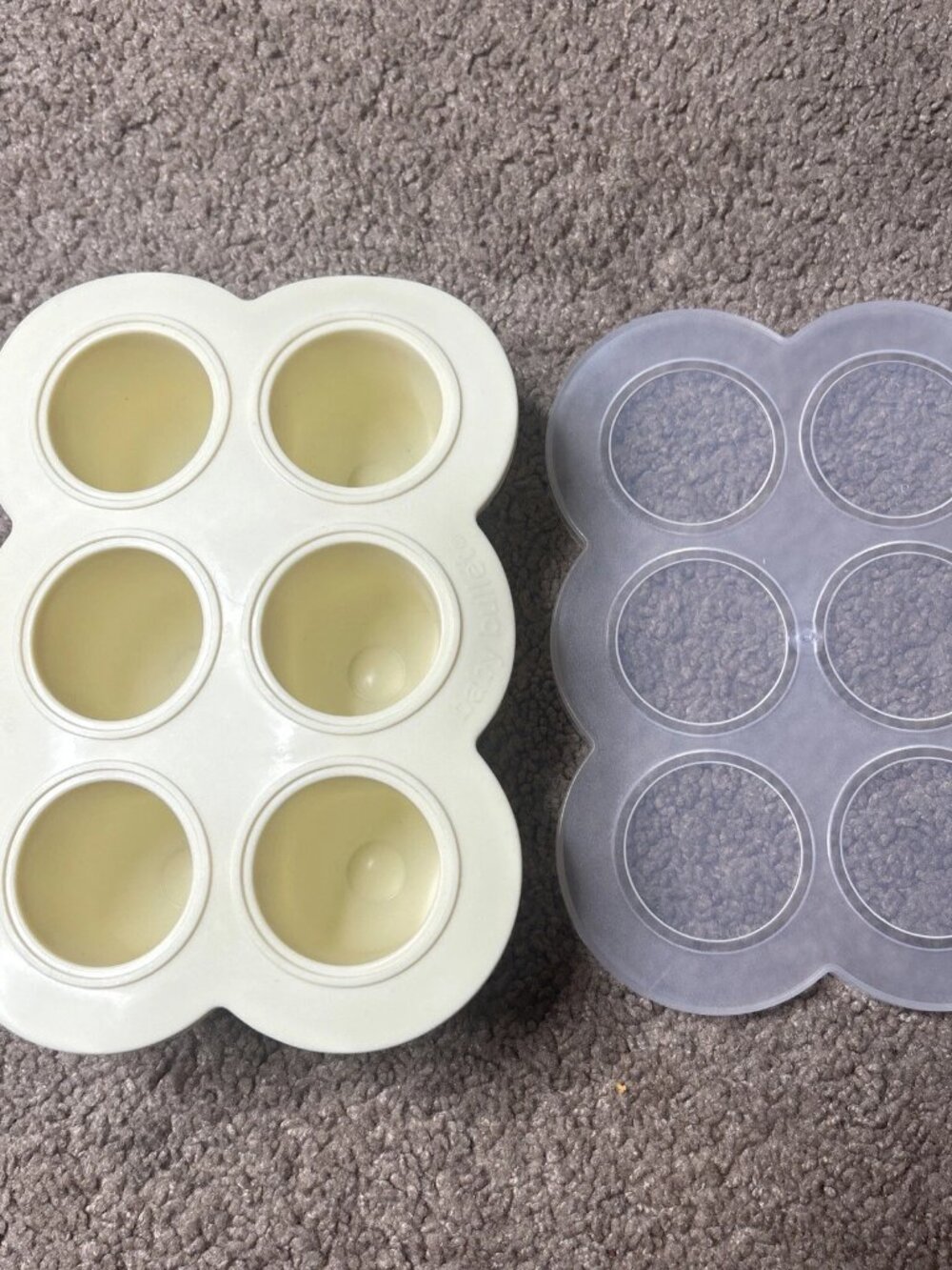 BABY BULLET Replacement Silicone Container Food Storage Freezer Tray With Lid